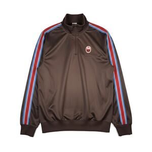 Old Navy Heritage 94 Track Jacket 1/4 Zip Brown XXL Blokecore Euro Sport Boxy